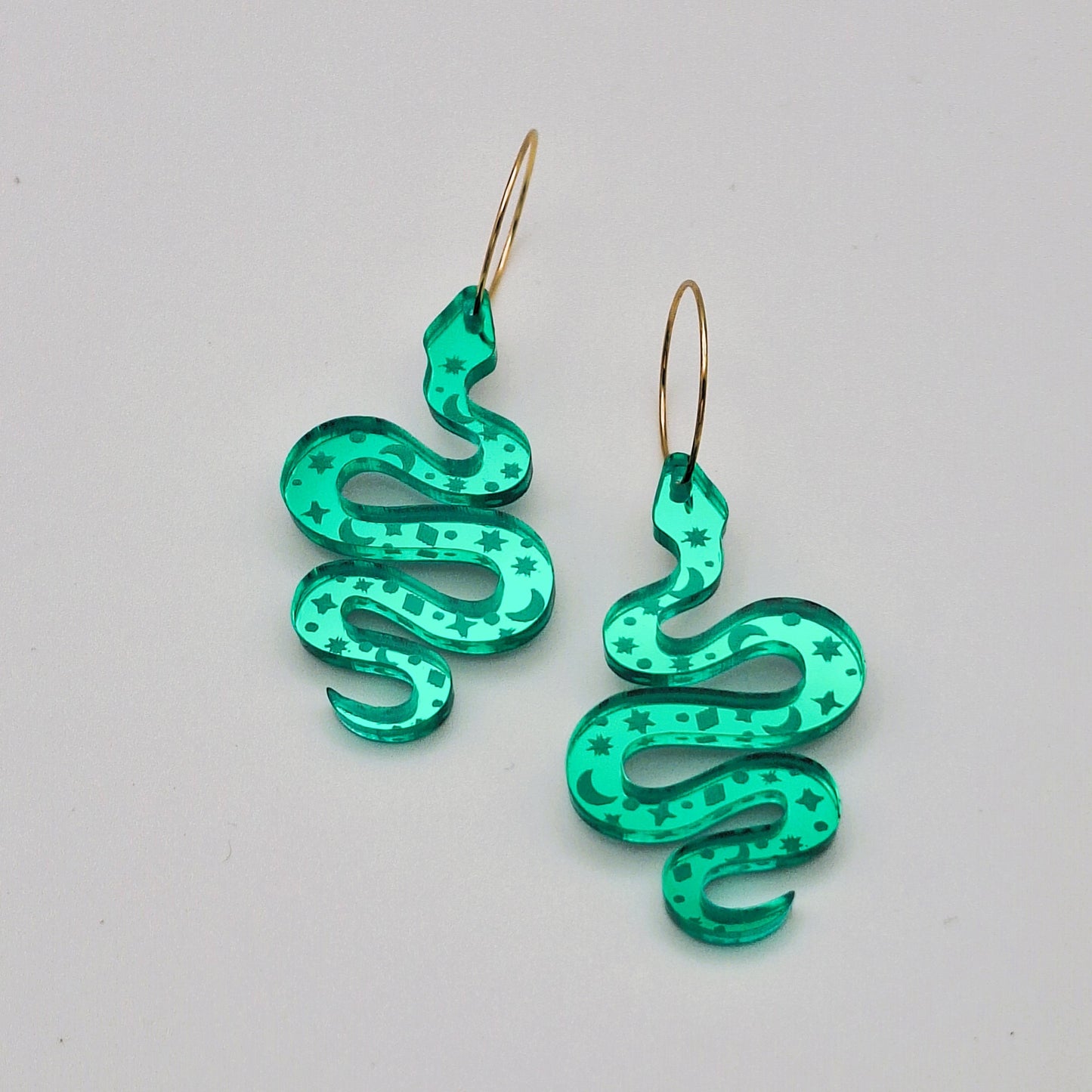Pendientes Serpiente Mística