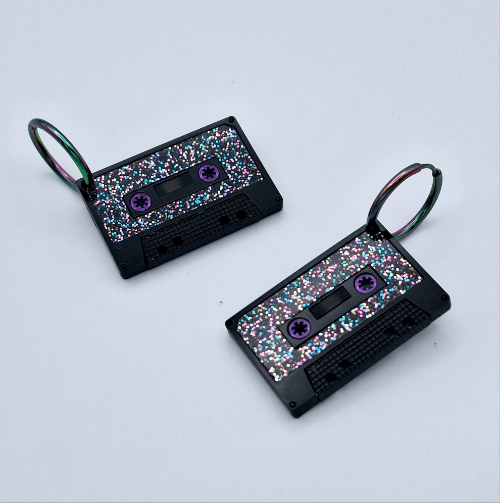 Pendientes Cassette Multicolor