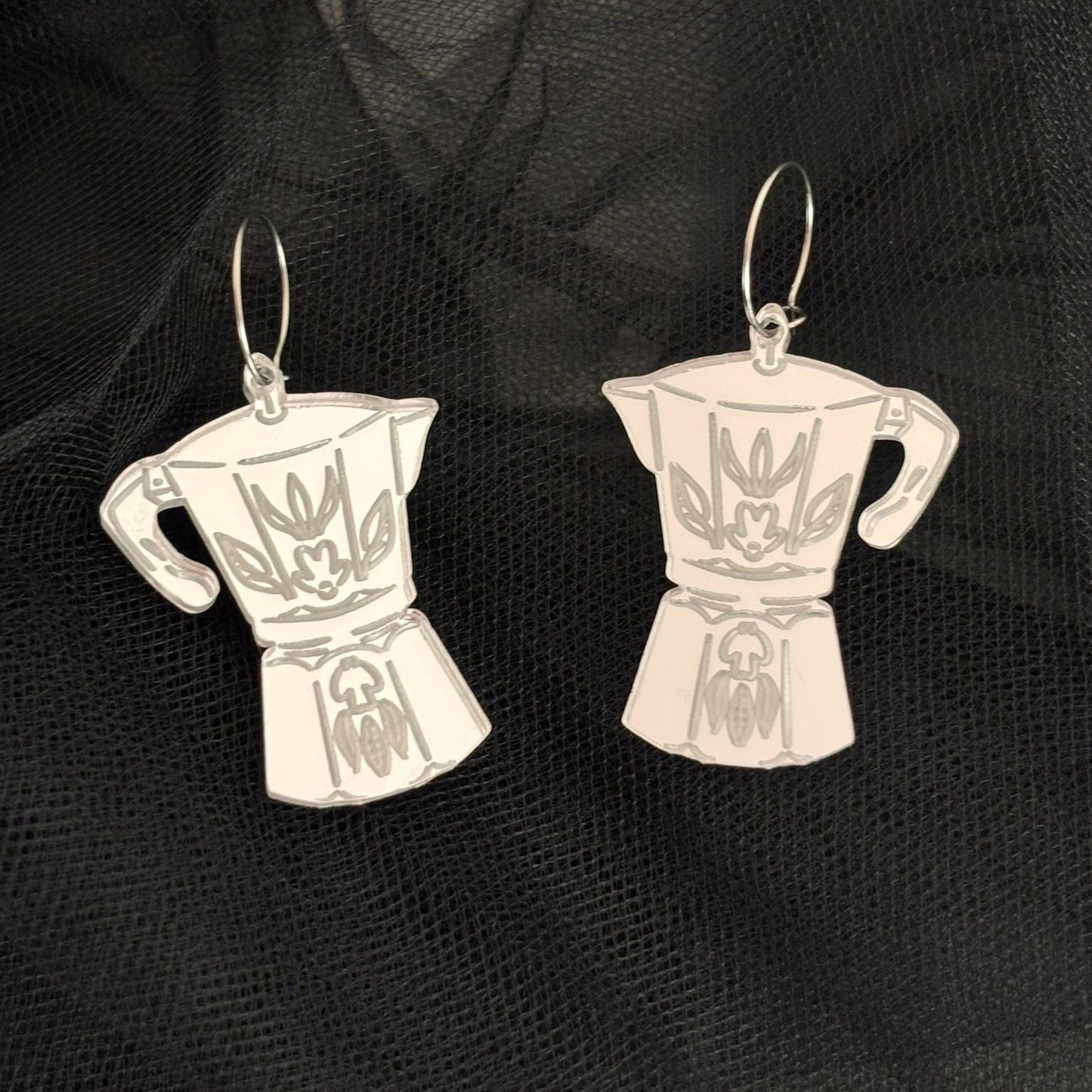 Pendientes Cafetera Pendientes largos Lolailo
