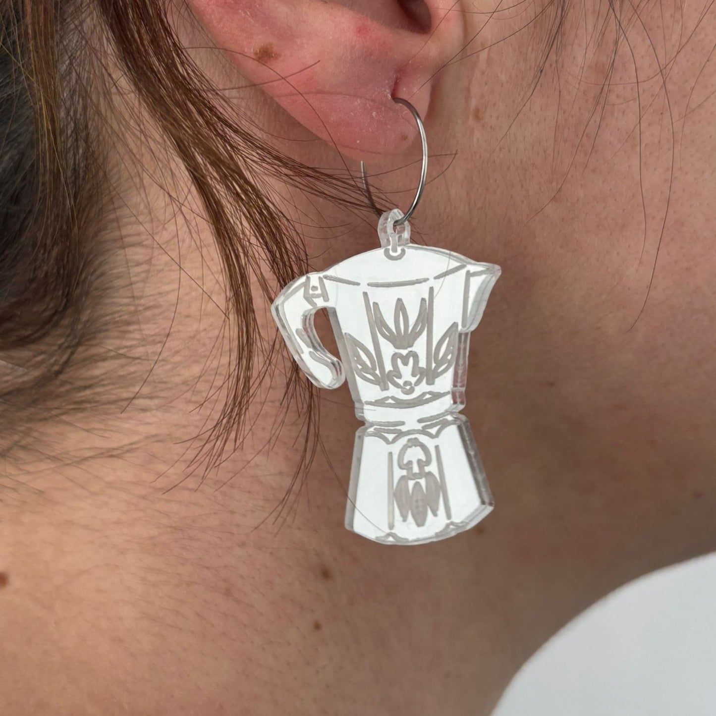 Pendientes Cafetera Pendientes largos Lolailo