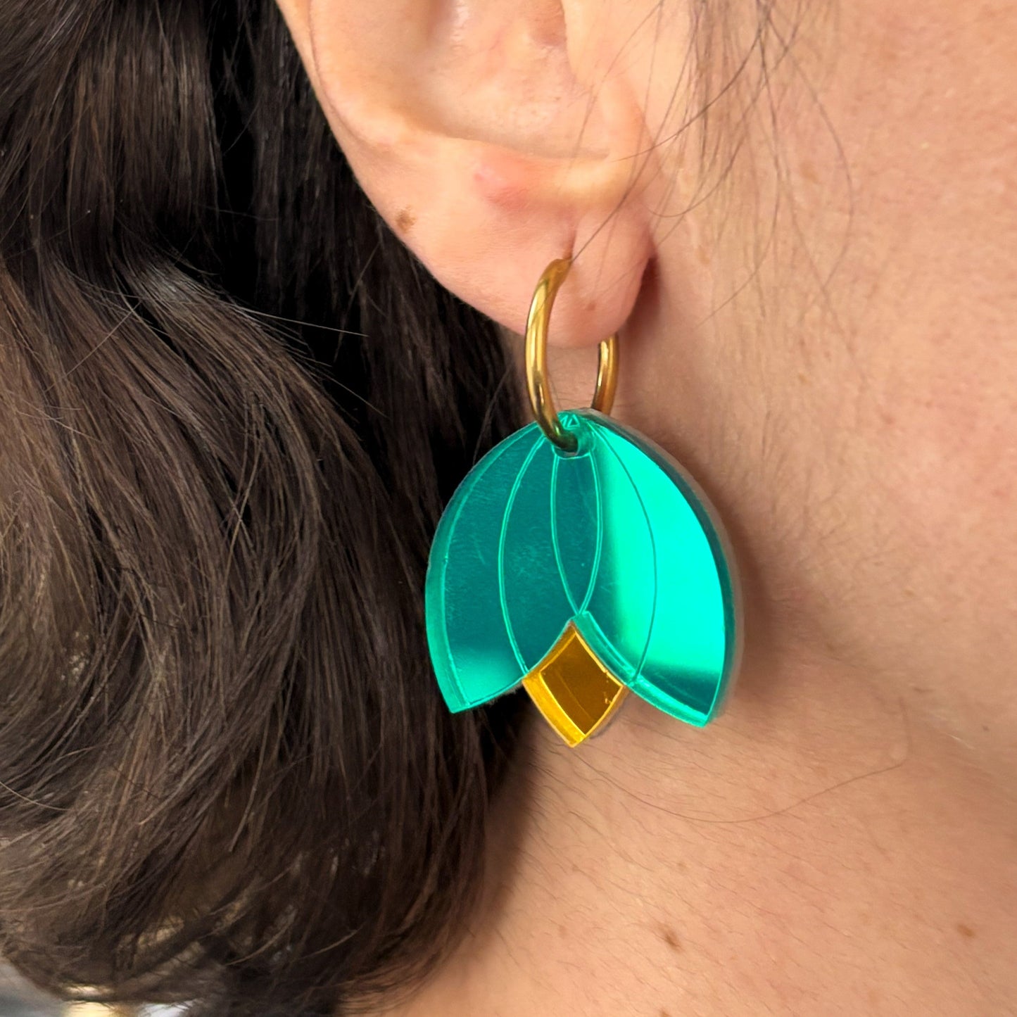 Pendientes Tulipán