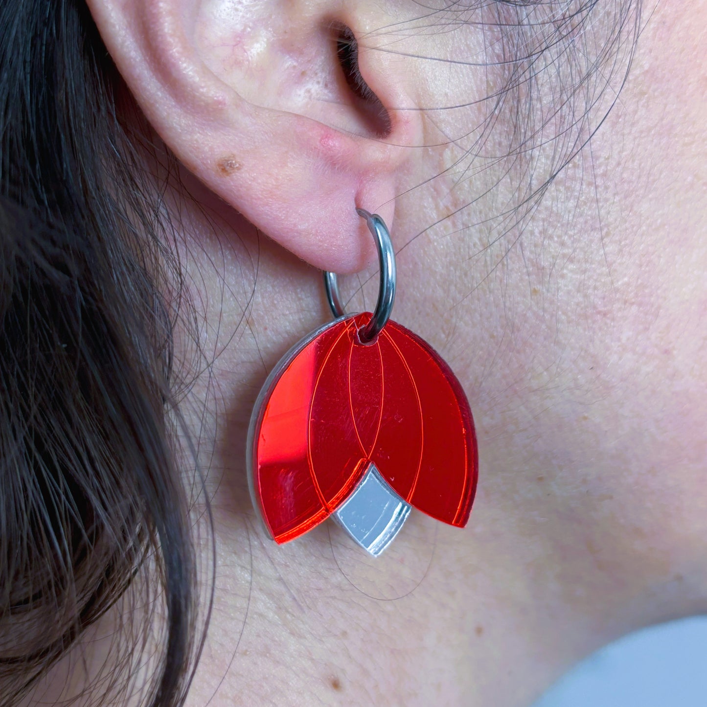 Pendientes Tulipán