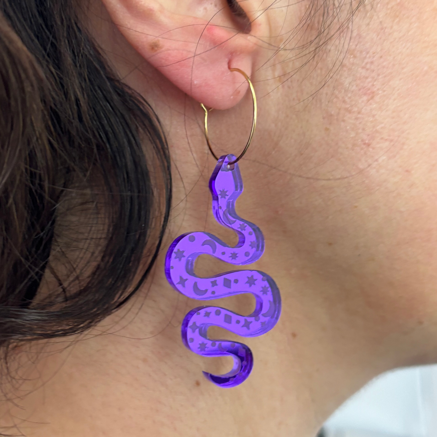 Pendientes Serpiente Mística