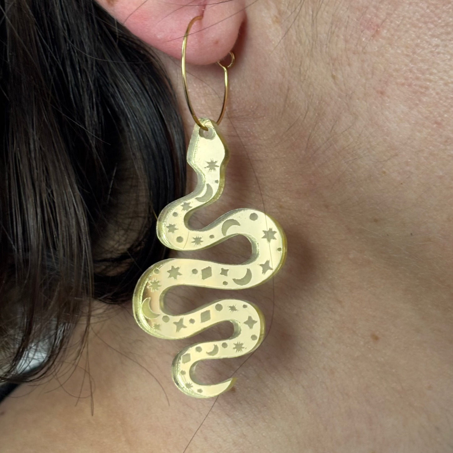 Pendientes Serpiente Mística