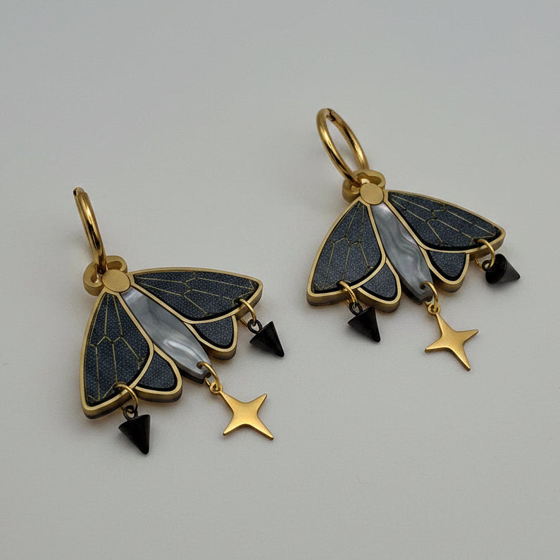 Pendientes de Polilla Mística