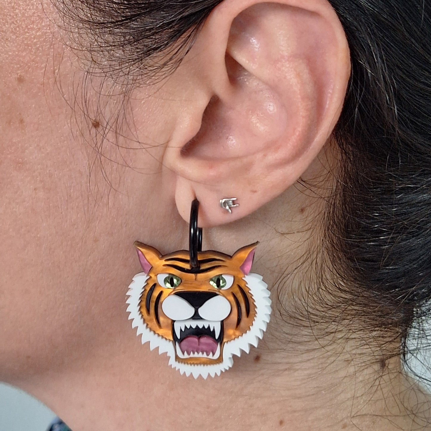 Pendientes Tigre Old School
