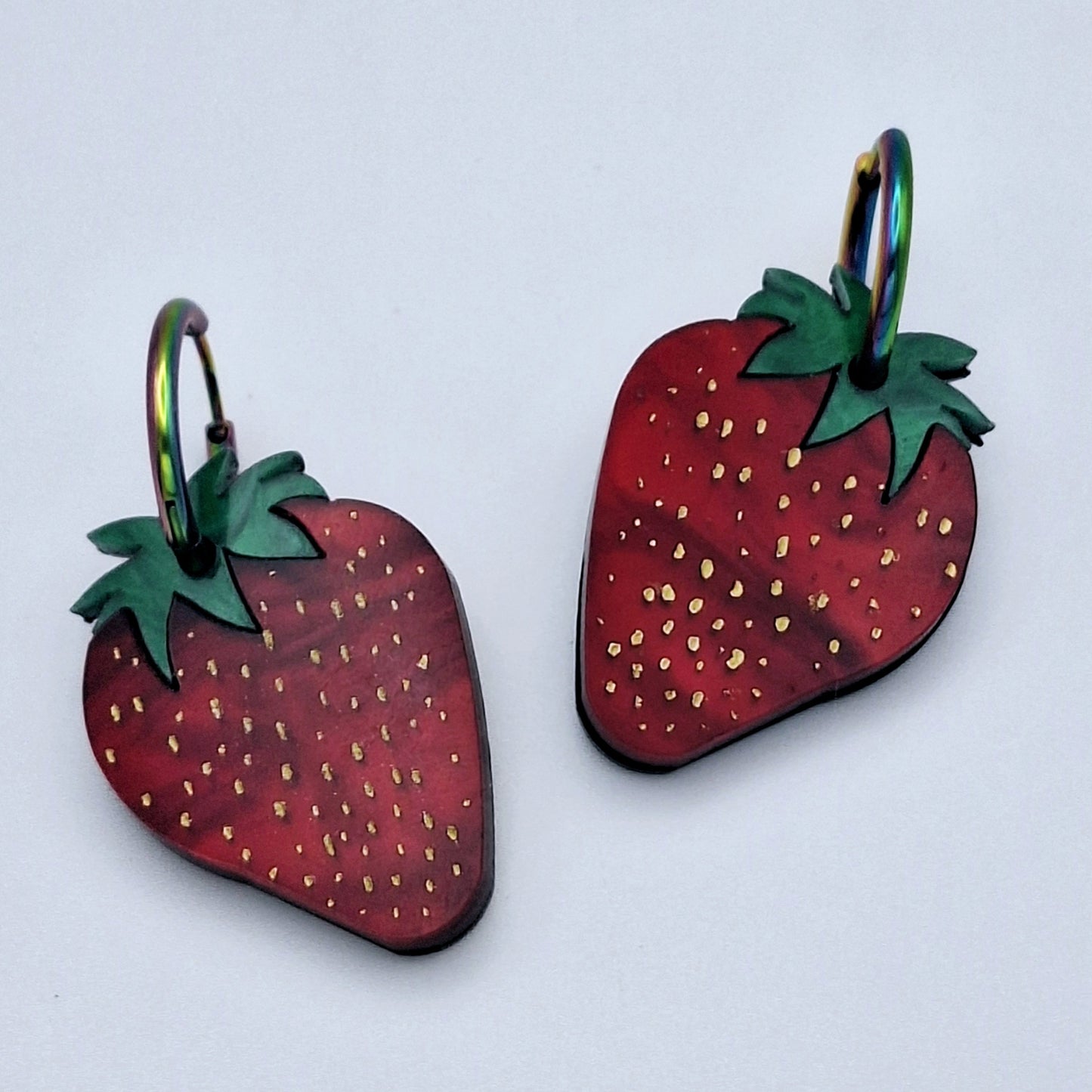 Pendientes Fresa