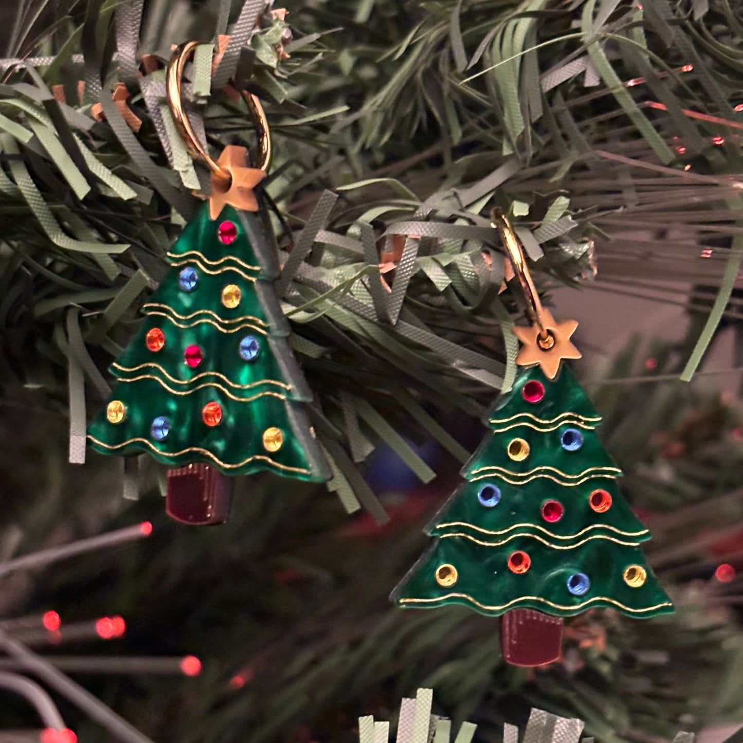 Pendientes Árbol de Navidad