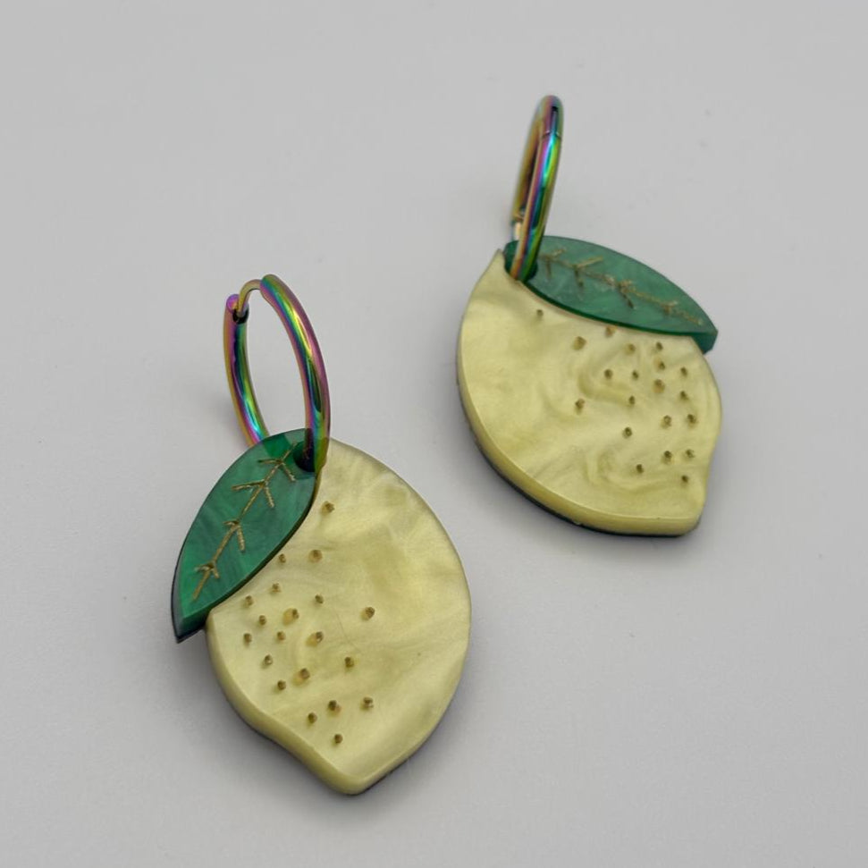 Pendientes Limón