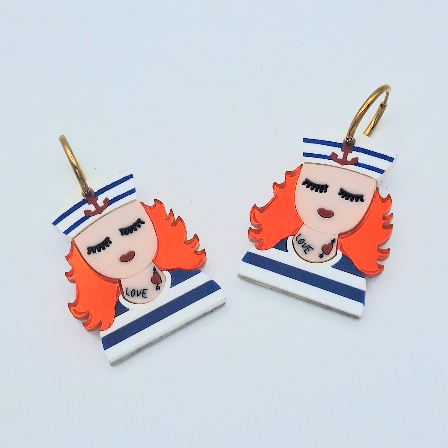 Pendientes Marinera
