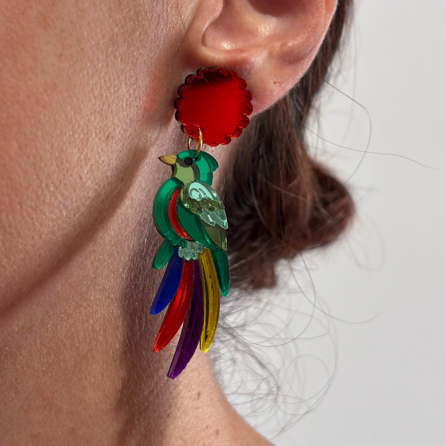 Pendientes Quetzal
