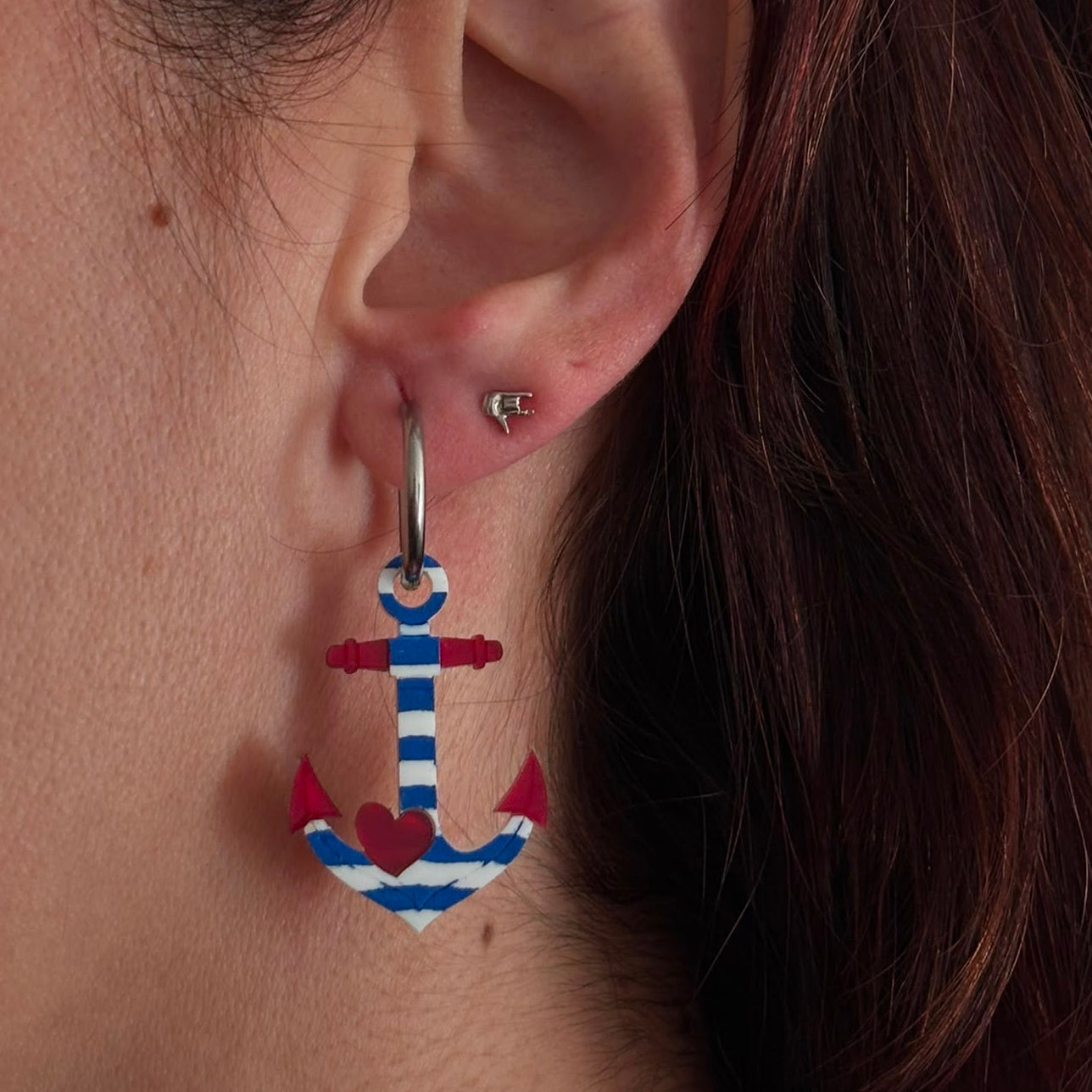 Pendientes Ancla Corazón
