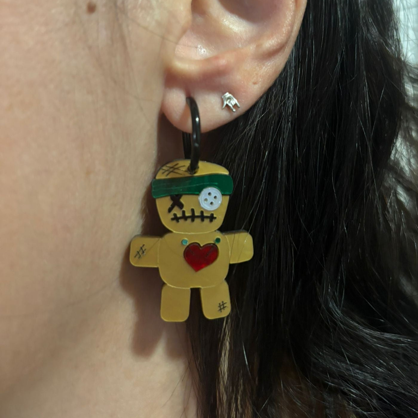 Pendientes Muñeco vudú