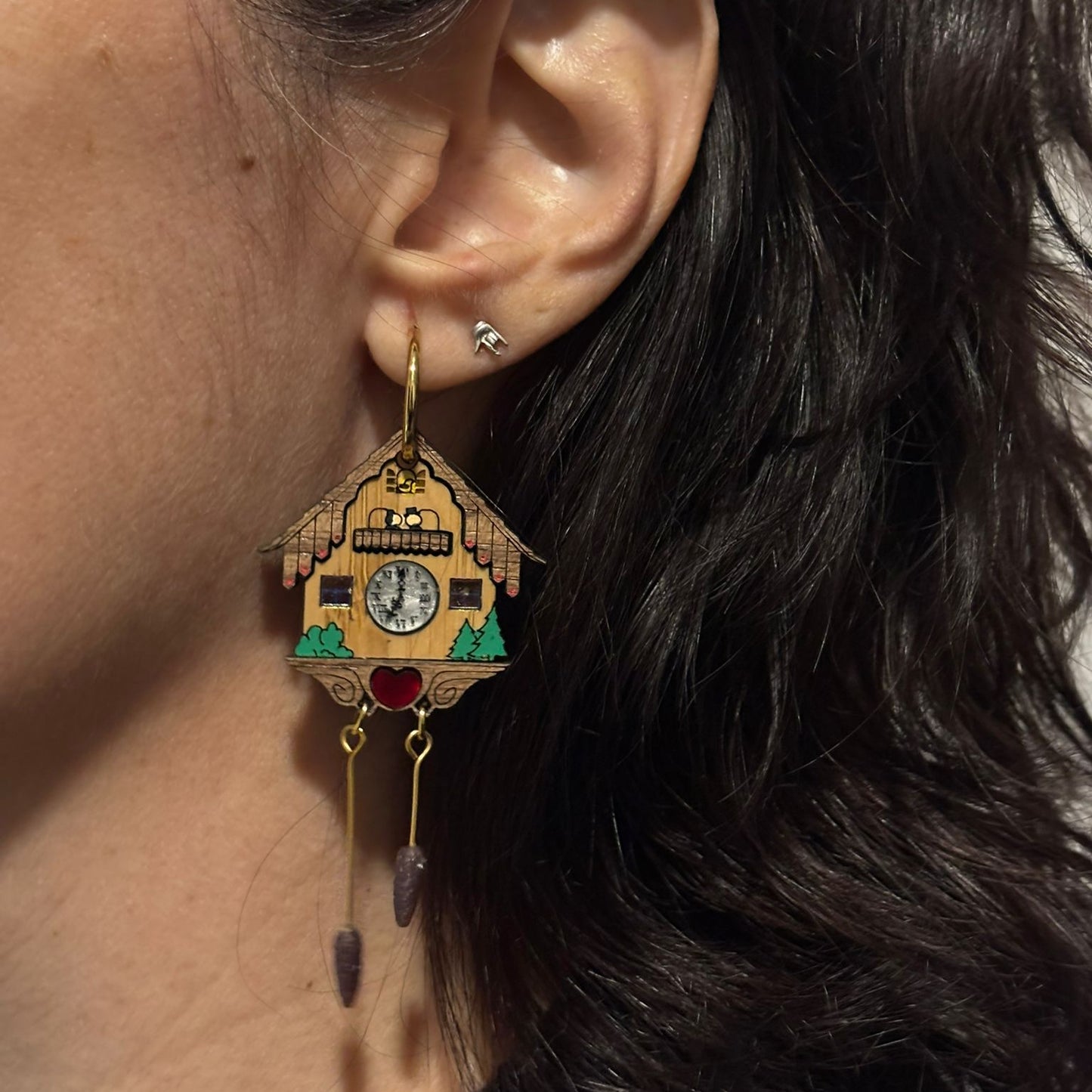 Pendientes Reloj de Cuco