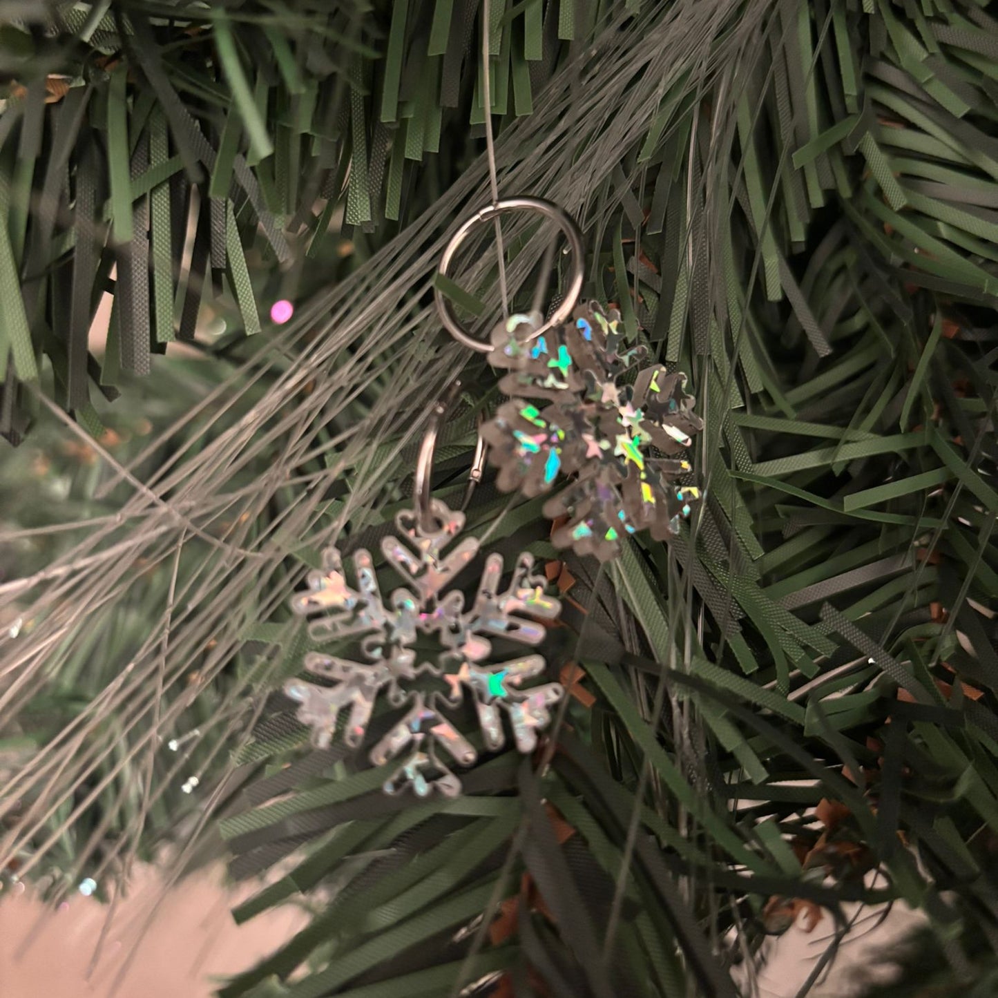 Pendientes Copo de nieve