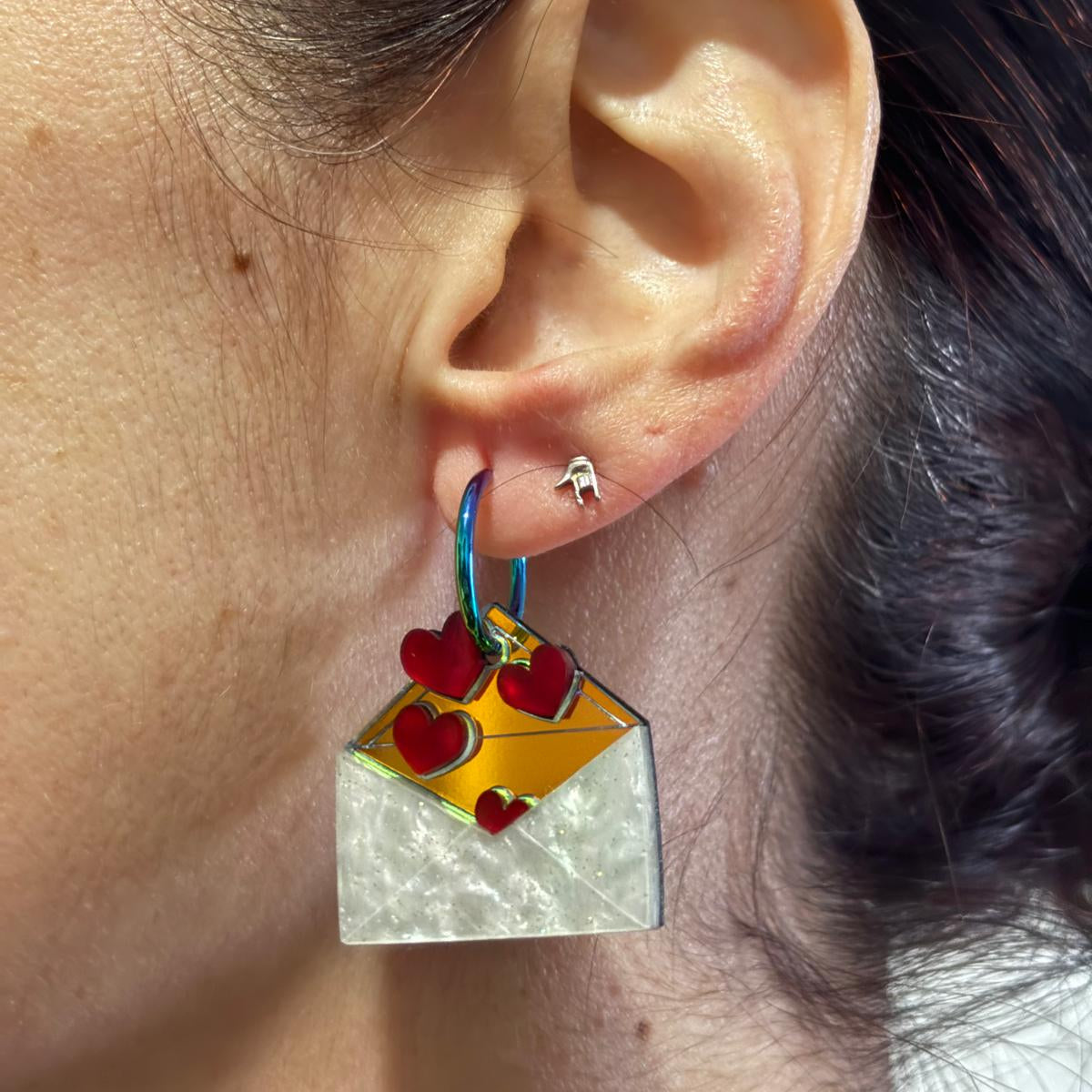 Pendientes Carta de Amor