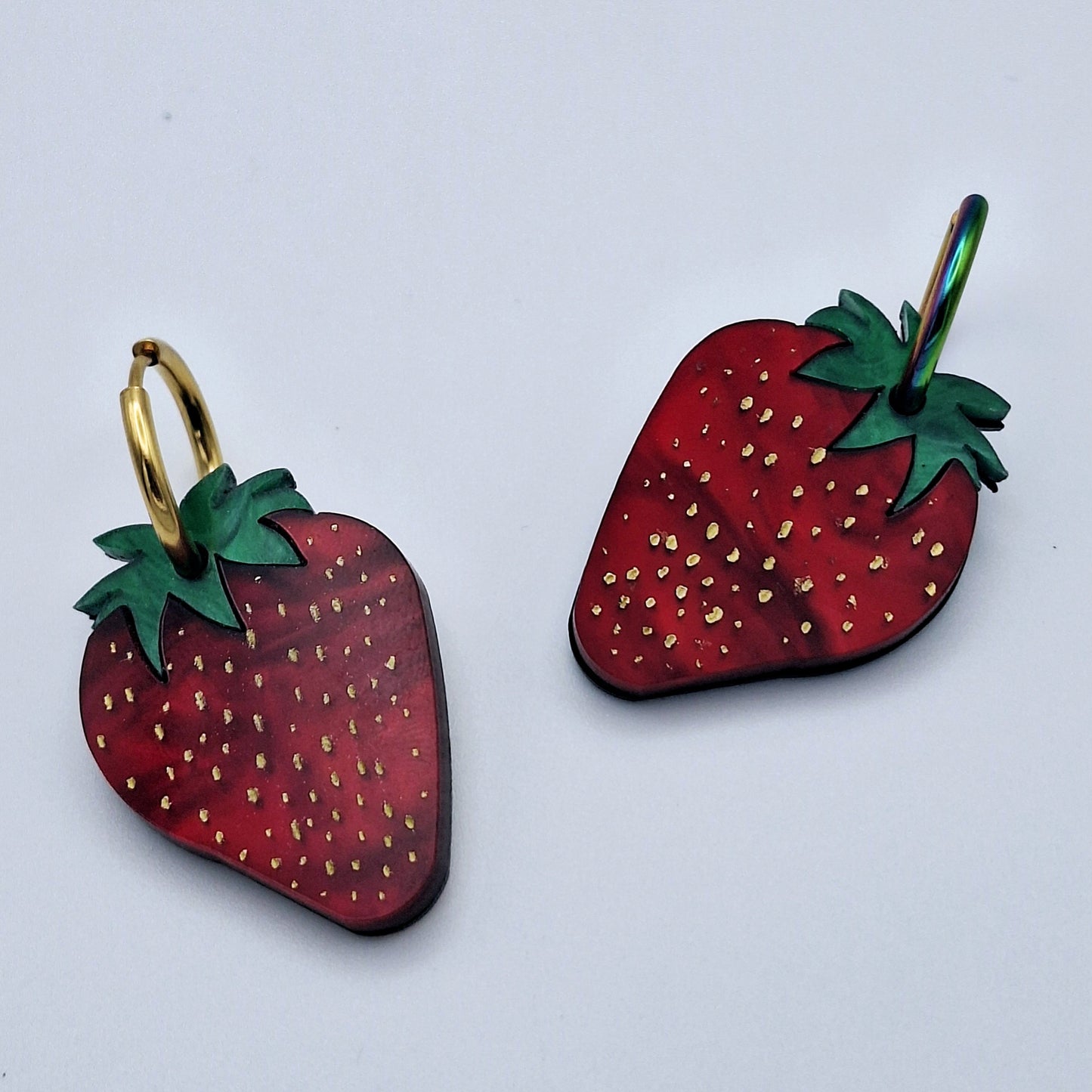 Pendientes Fresa