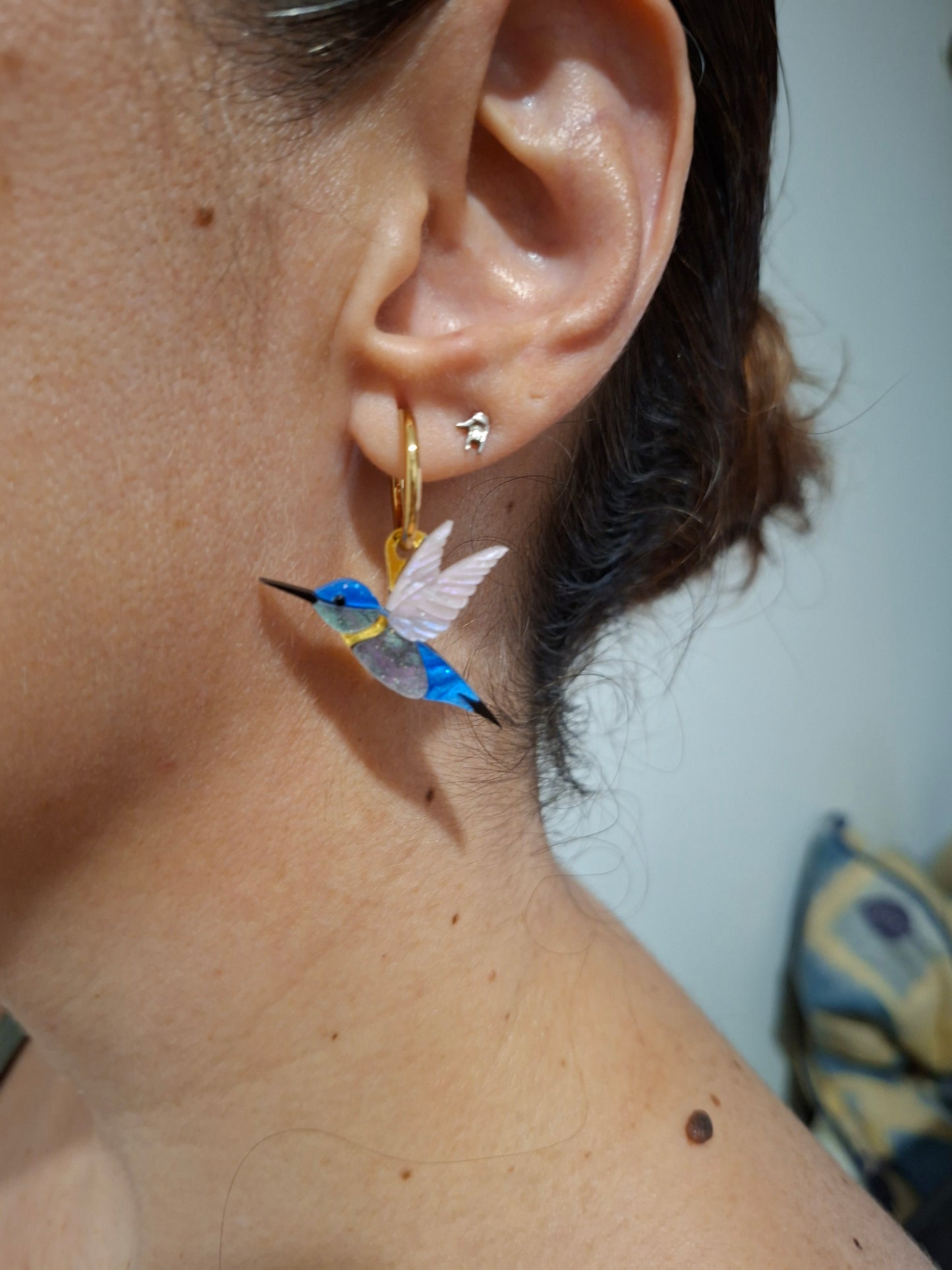 Pendientes de Colibrí