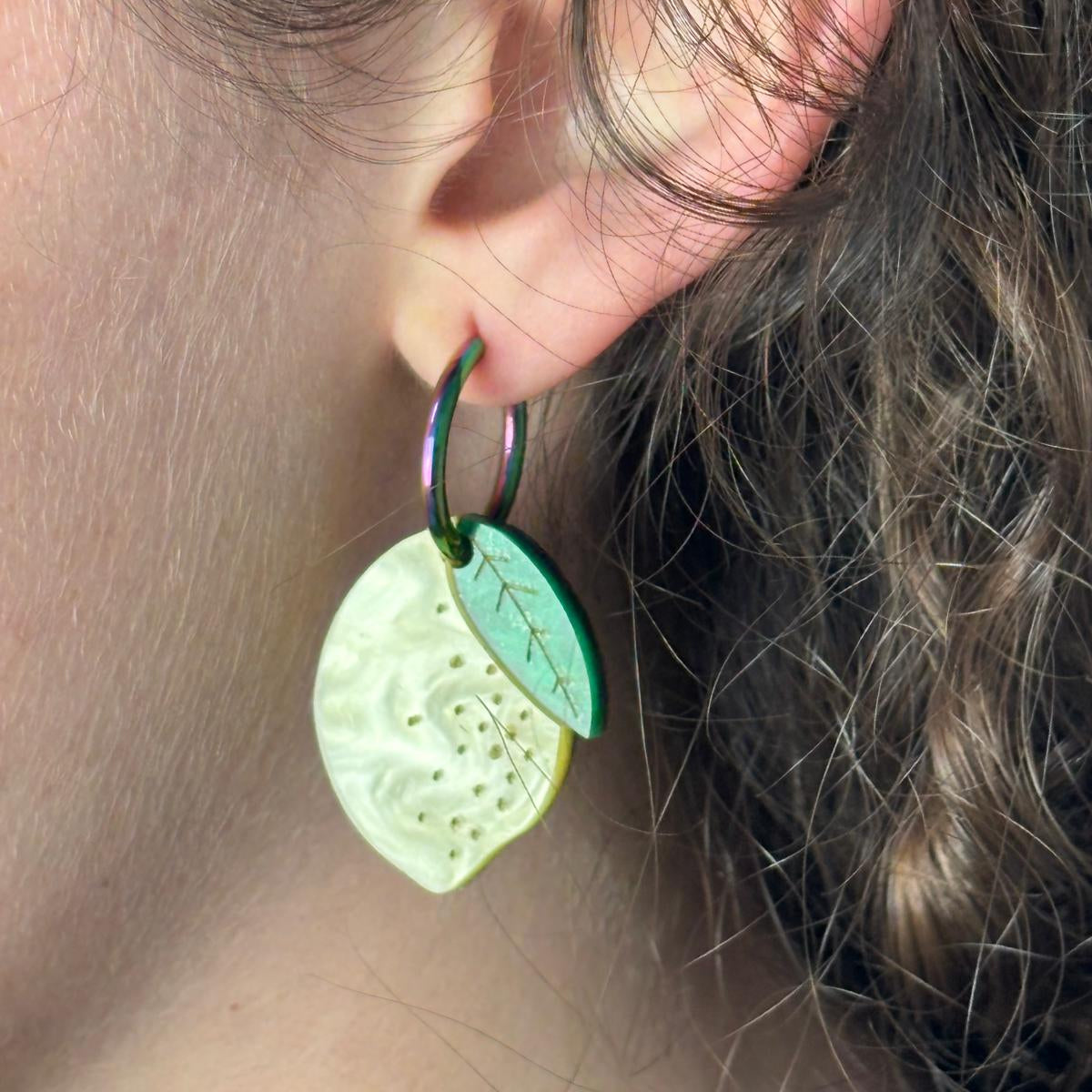Pendientes Limón