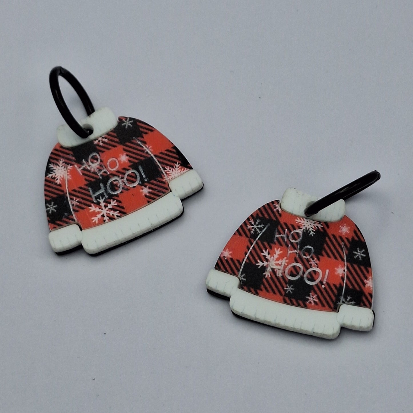 Pendientes Jersey Navideño