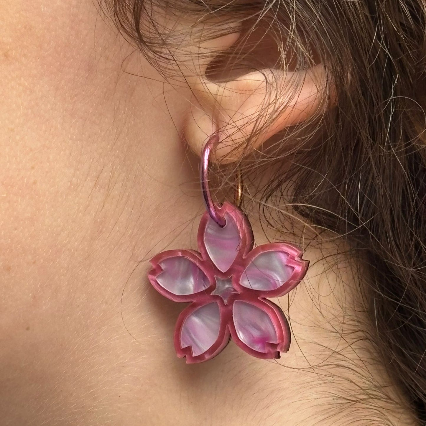 Pendientes Flor de Sakura