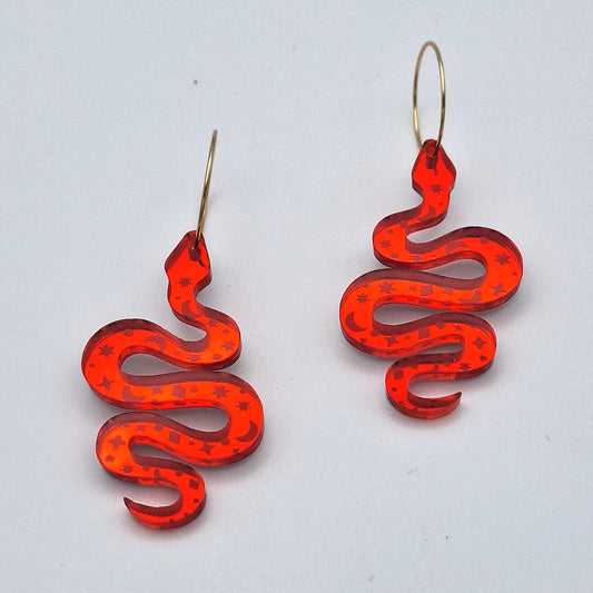 Pendientes Serpiente Mística