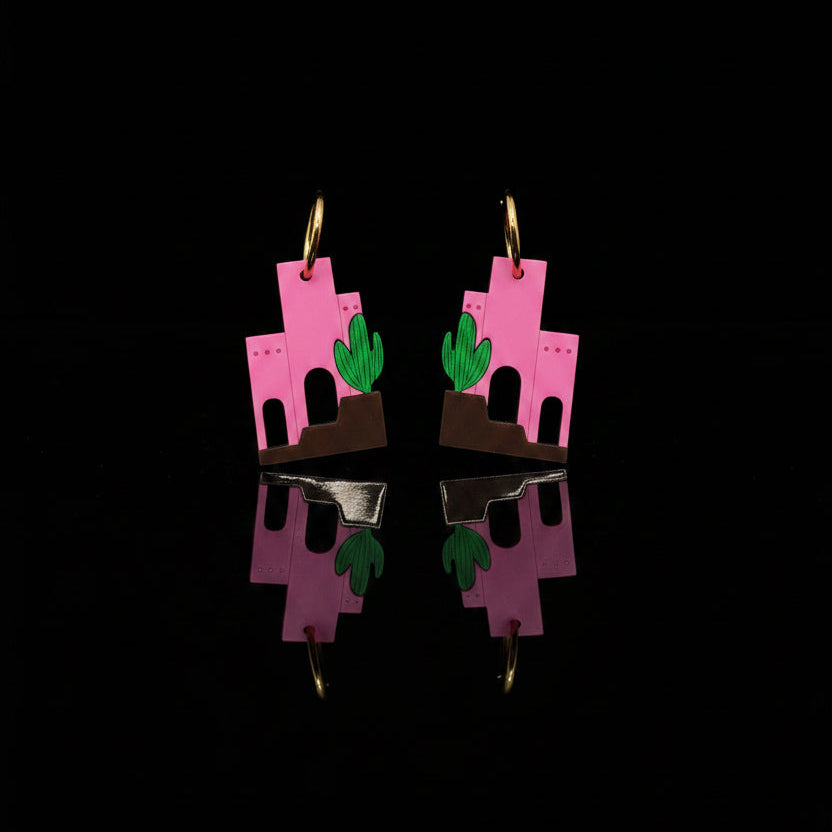 Pendientes Casita Mexicana