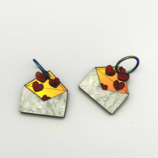 Pendientes Carta de Amor