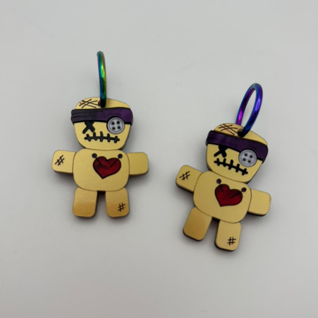 Pendientes Muñeco vudú