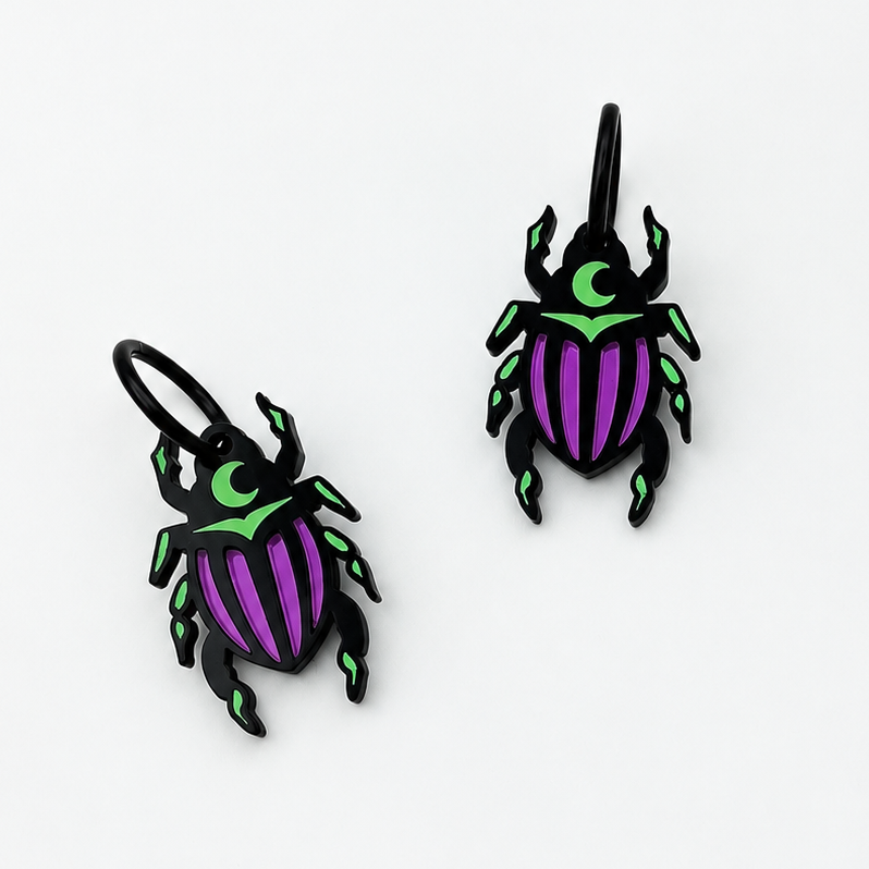 Pendientes Escarabajo Fantasma