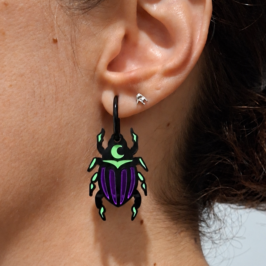 Pendientes Escarabajo Fantasma