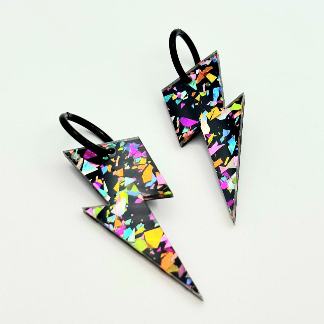 Pendientes de rayo Glitter