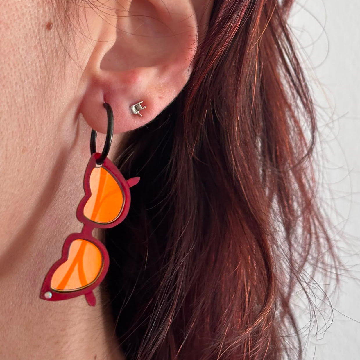 Pendientes Gafas Corazón
