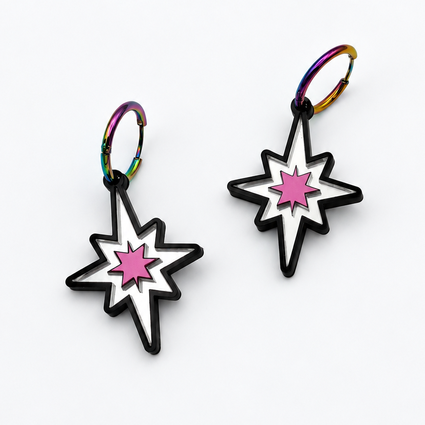 Pendientes Estrella Hechizada