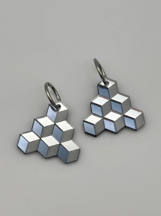 Pendientes efecto 3D