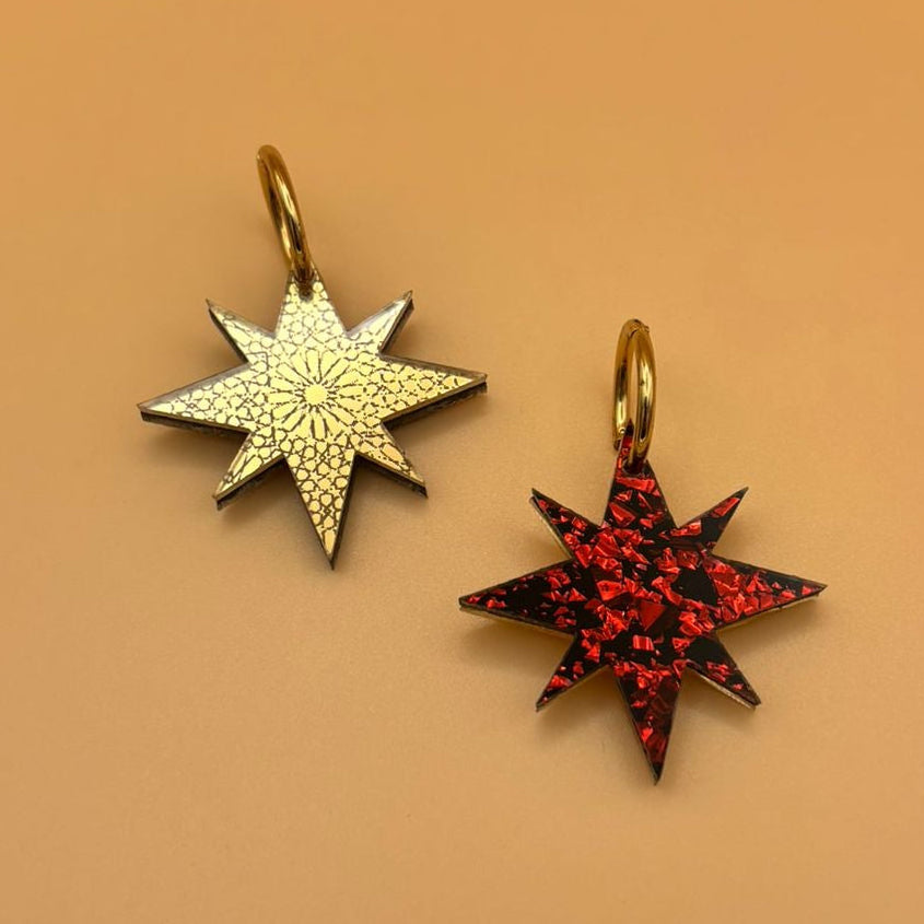 Estrella Reversible de Navidad