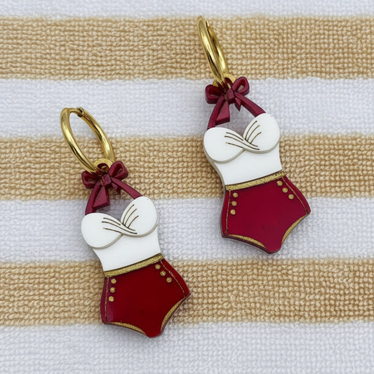 Pendientes Bañador Retro