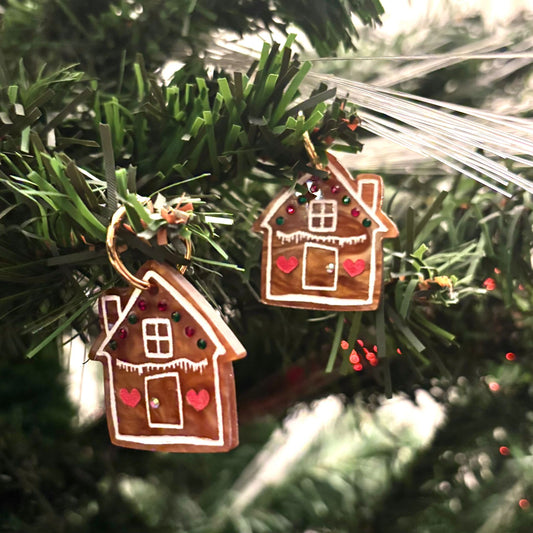 Pendientes Casita de Jengibre