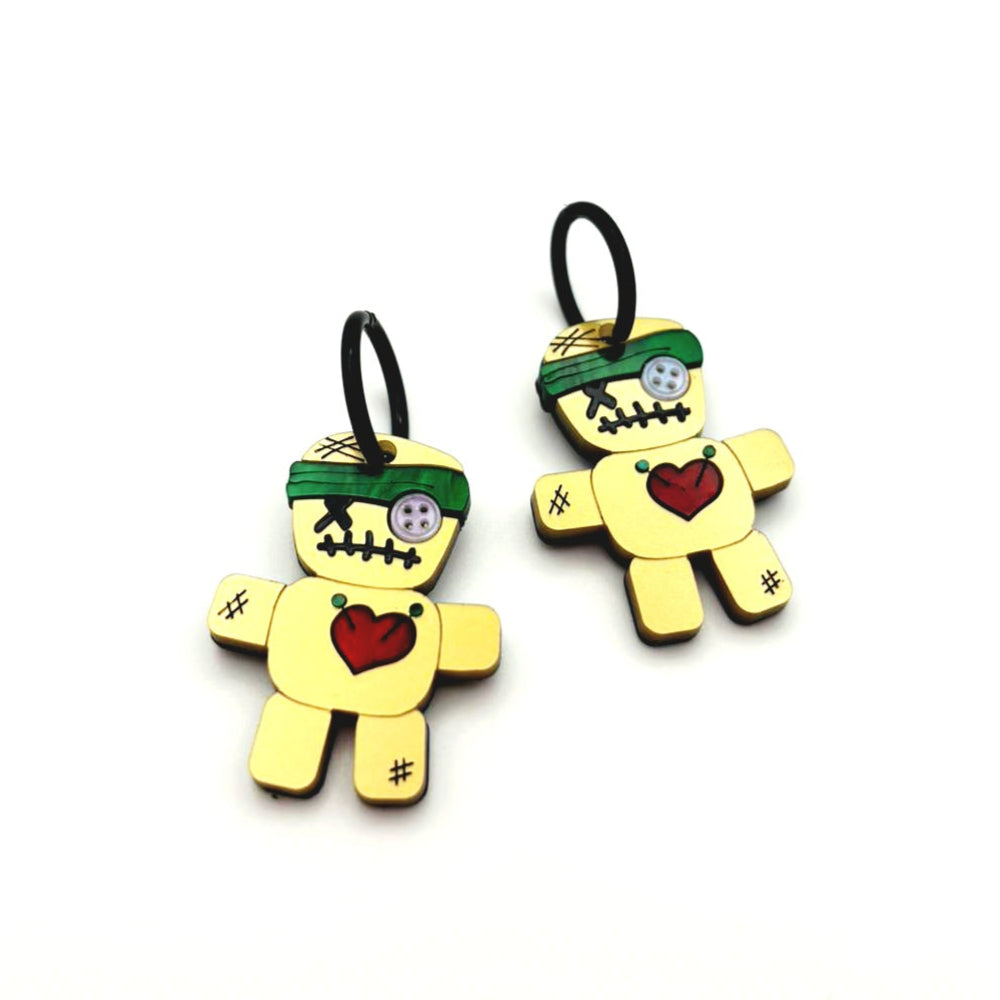 Pendientes Muñeco vudú