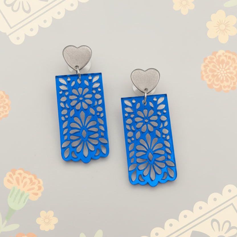 Pendientes Papel Picado Mexicano