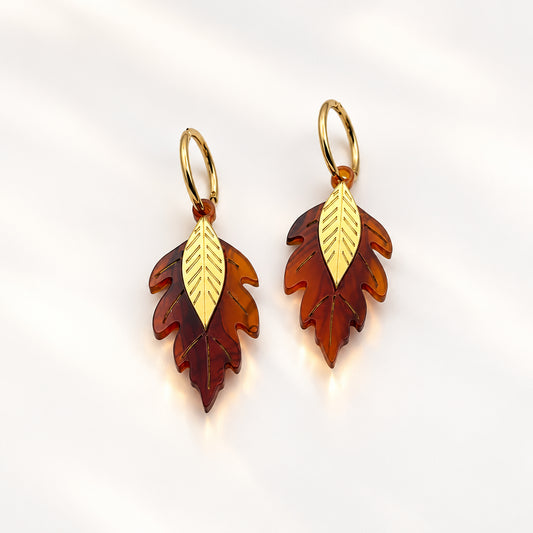 Pendientes Hoja Carey