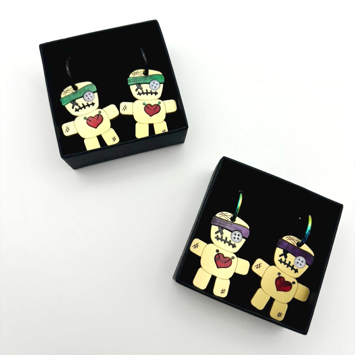 Pendientes Muñeco vudú