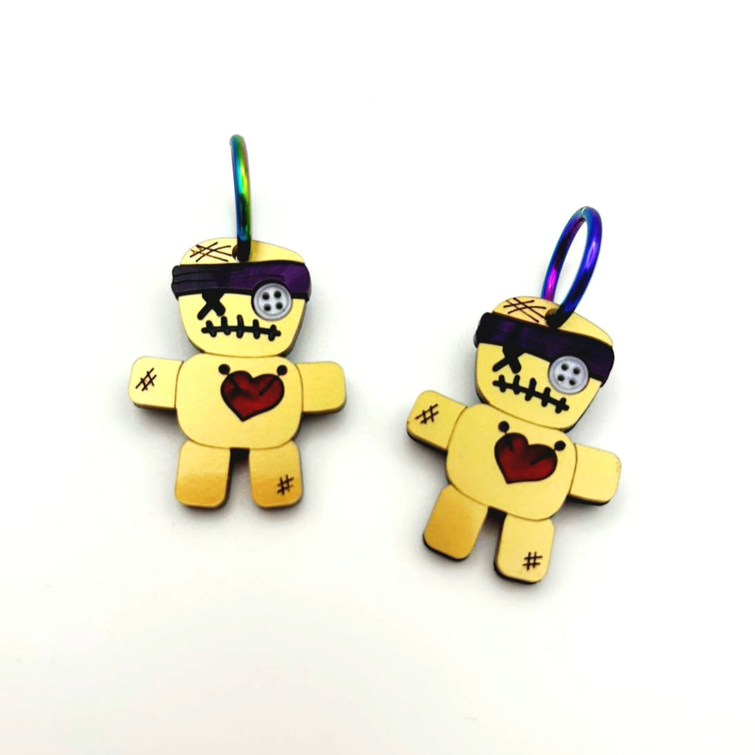 Pendientes Muñeco vudú