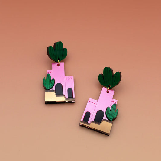 Pendientes Casita Mexicana