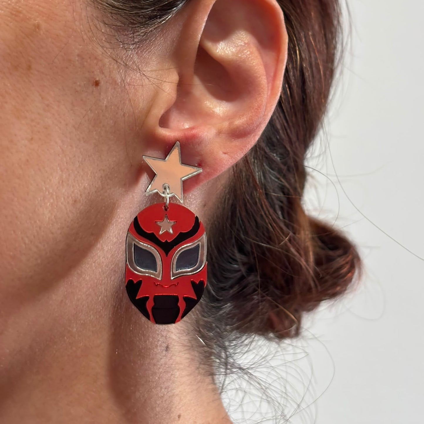 Pendientes Máscara Lucha Mexicana