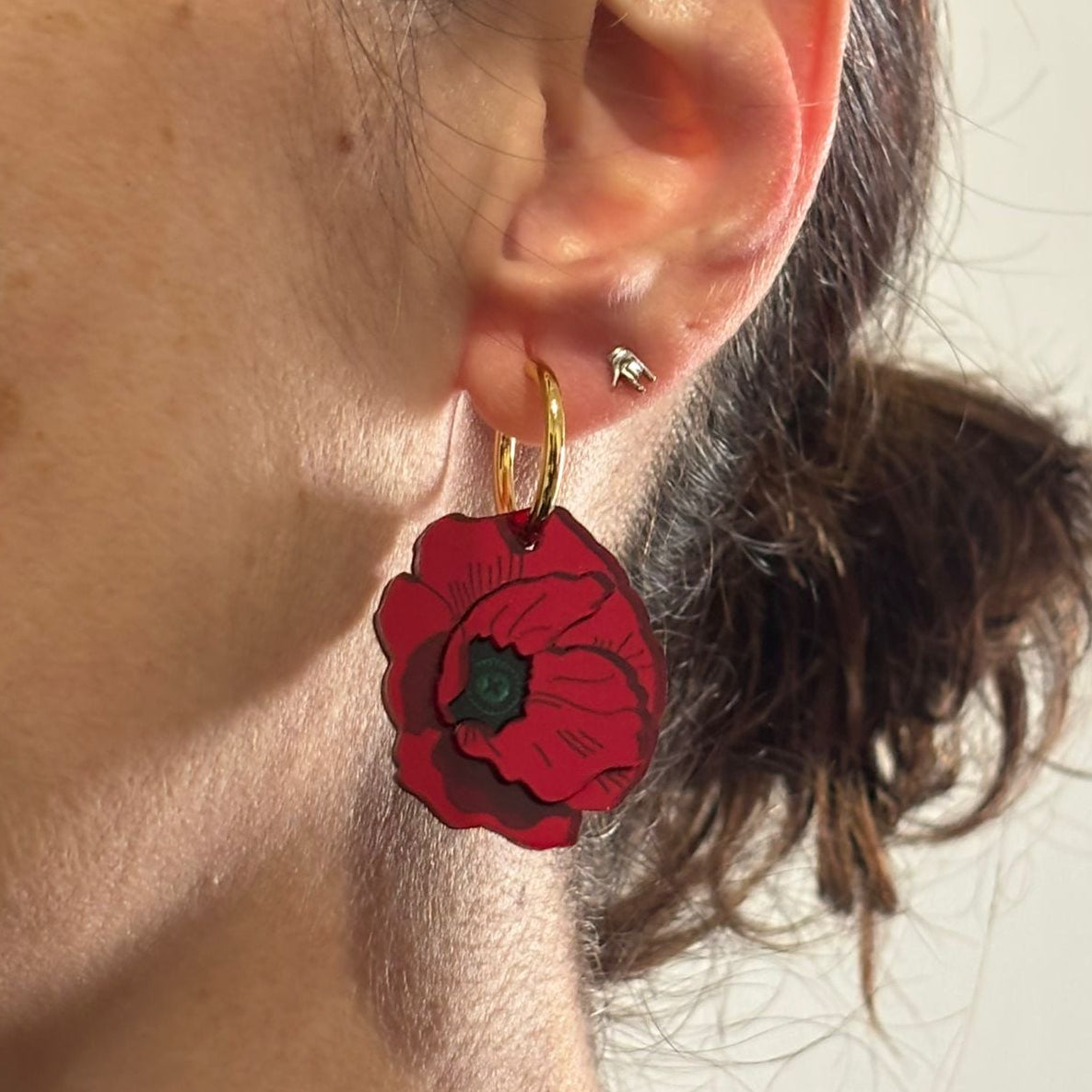 Pendientes de Amapola