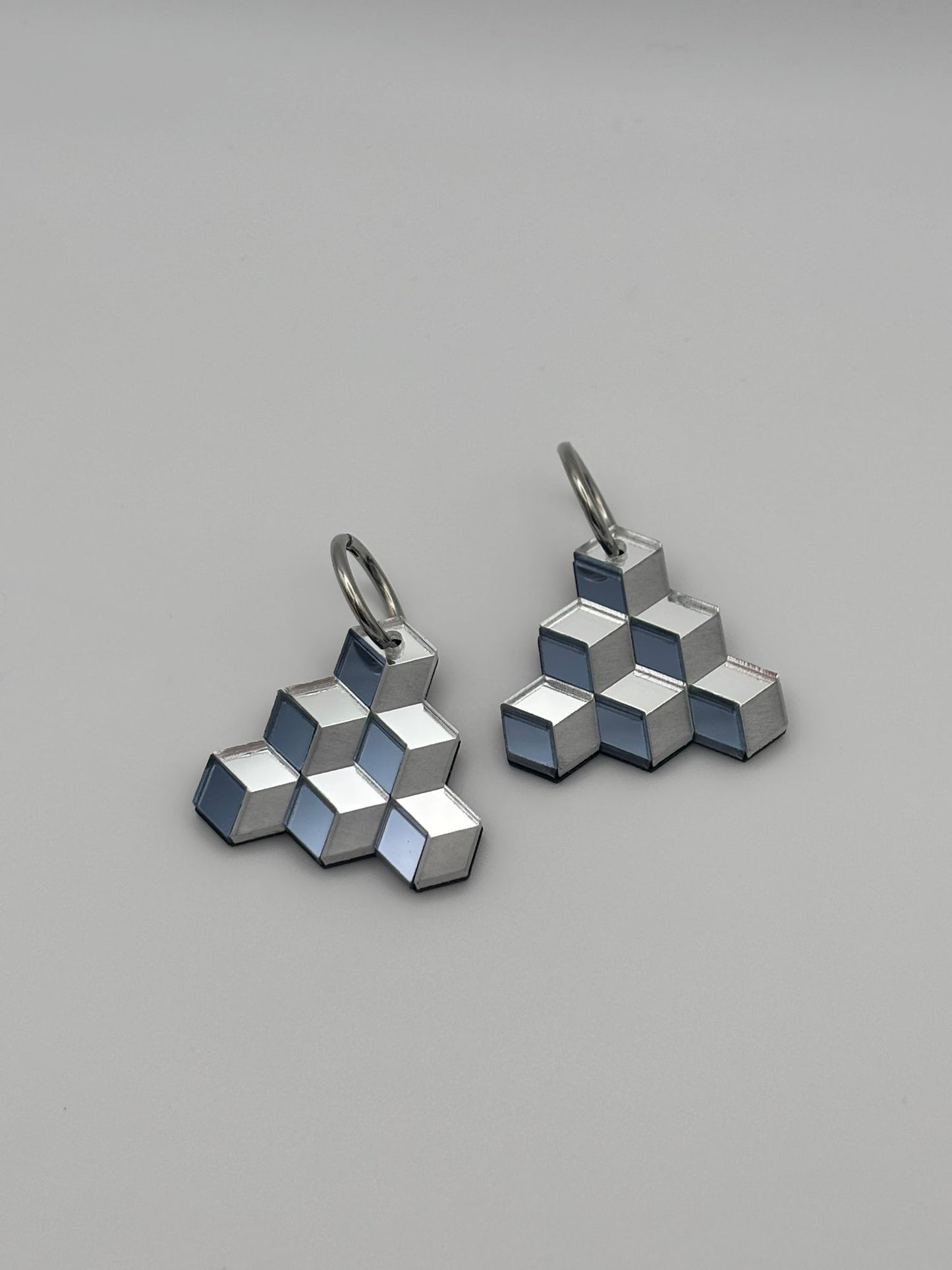 Pendientes efecto 3D