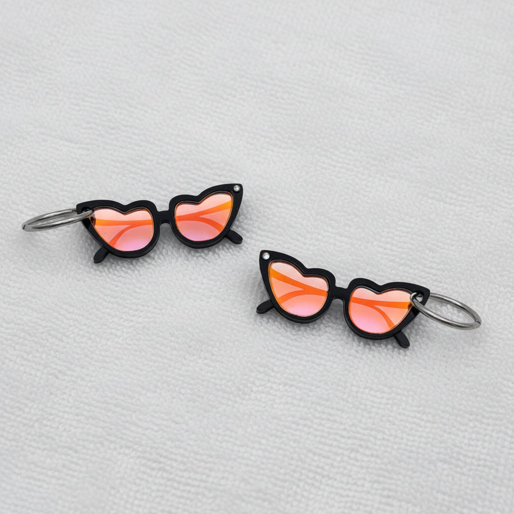 Pendientes Gafas Corazón
