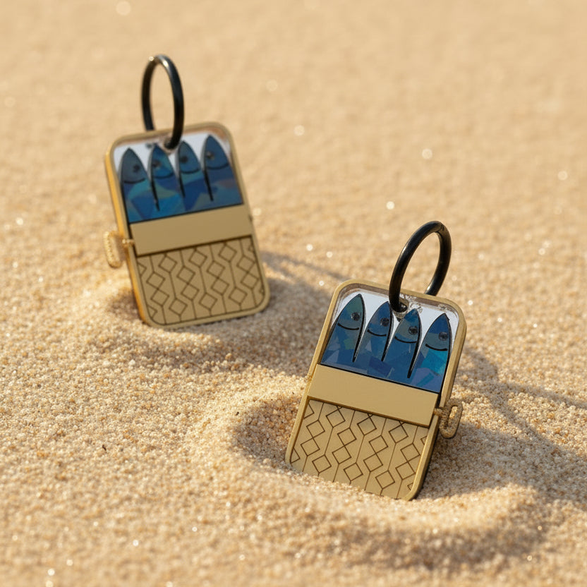 Pendientes Lata Sardinas