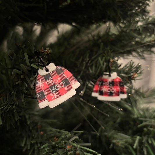 Pendientes Jersey Navideño